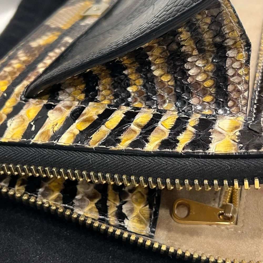 VBH Python Handpainted Clutch - Picture 8 of 13
